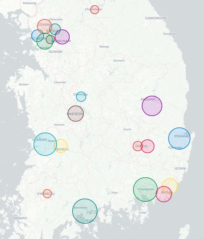 클릭하시면 새 창에서 활동 지역 지도를 확인할 수 있습니다